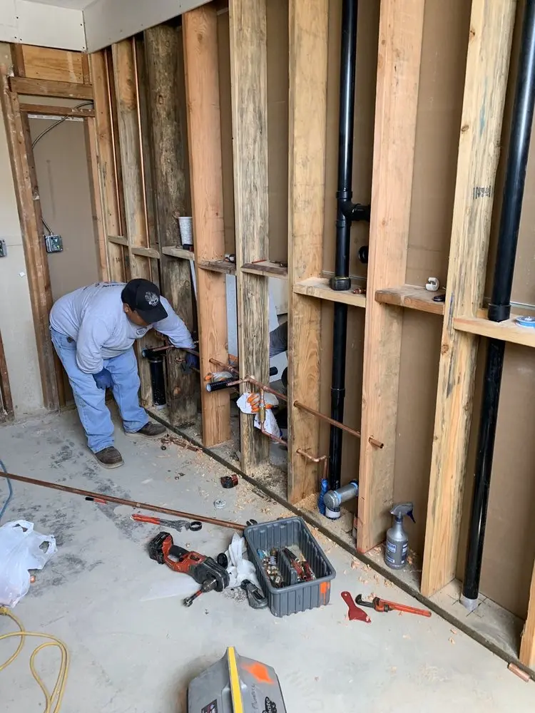 Commercial rough-in plumbing for Commercial Plumbing in Boxborough